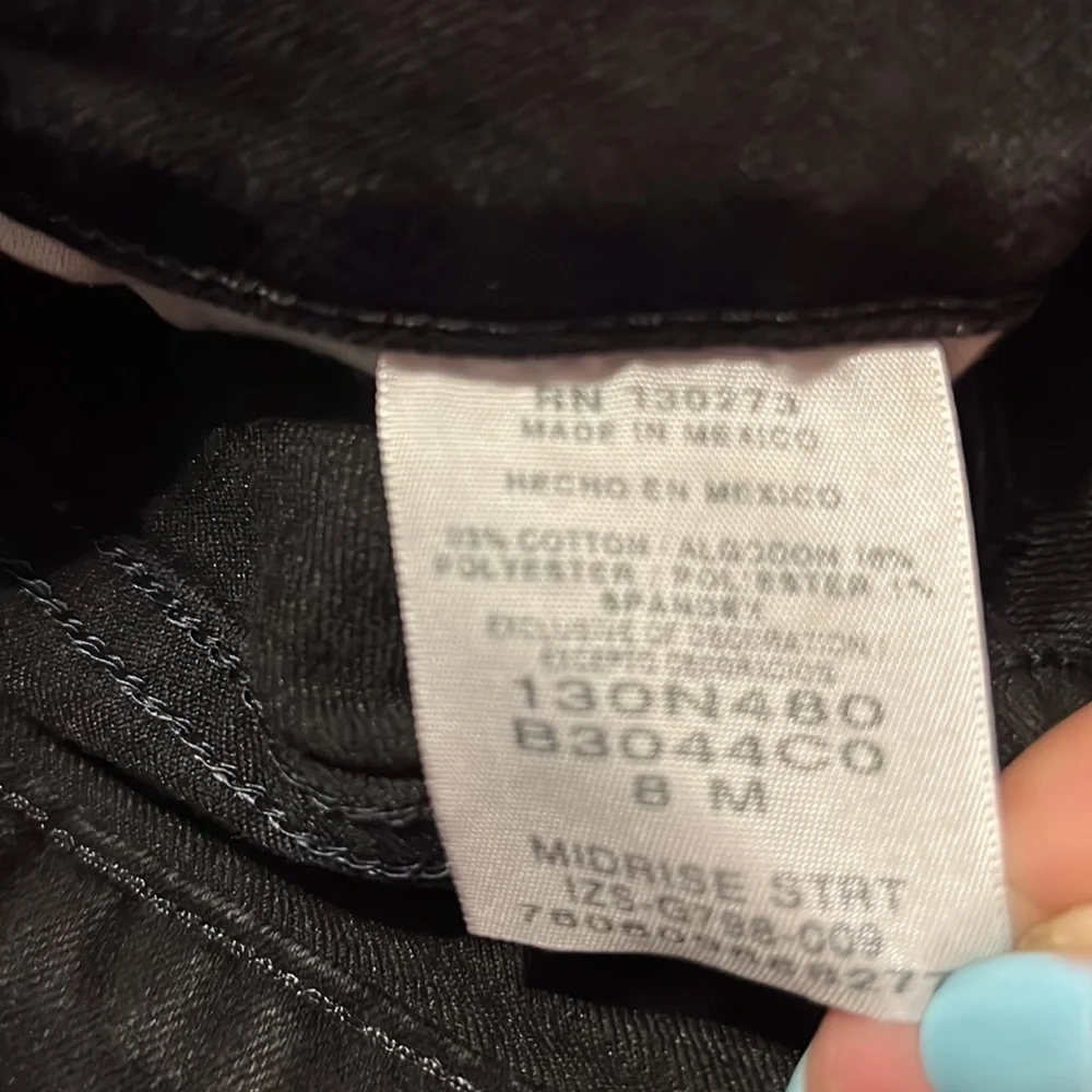 3 pair Riders by Lee black mid rise boot cut size 8M - Picture 6 of 6